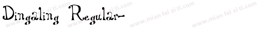 Dingaling Regular字体转换